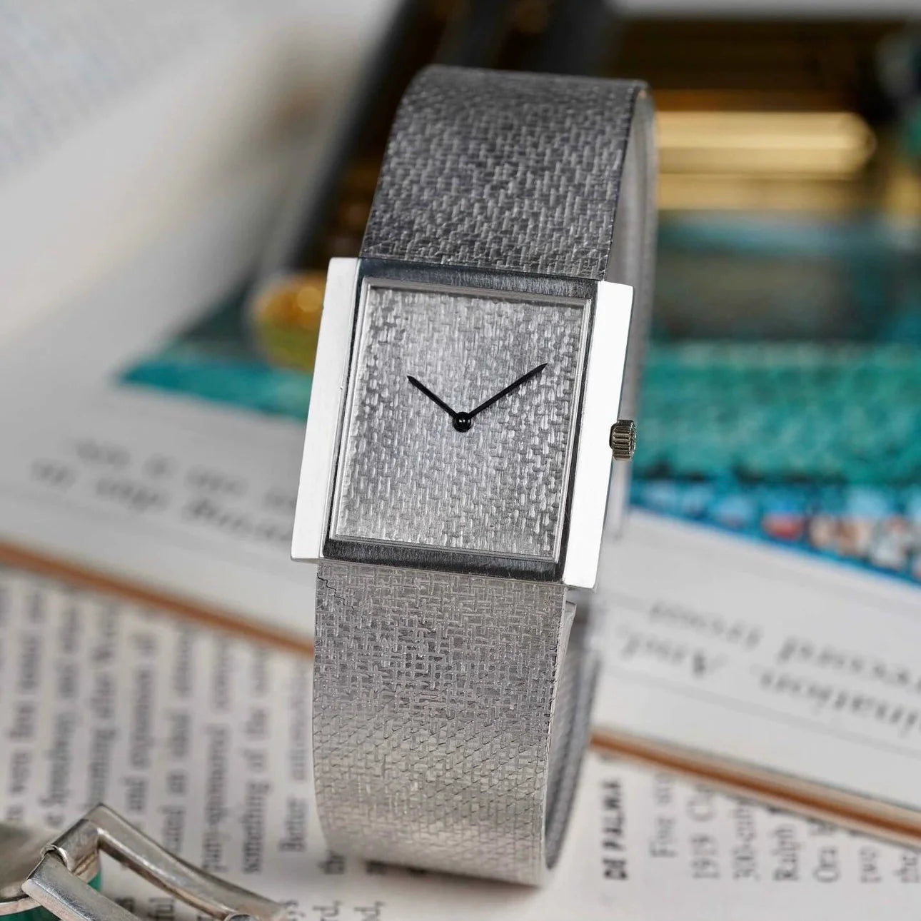 Vintage Ladies Watch Gold Silver Gold Face